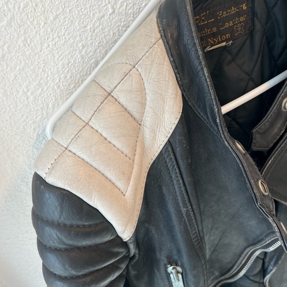 Vintage Leather Jacket - Erel Hamburg Size 40. Perfectly worn in. - Picture 6 of 17